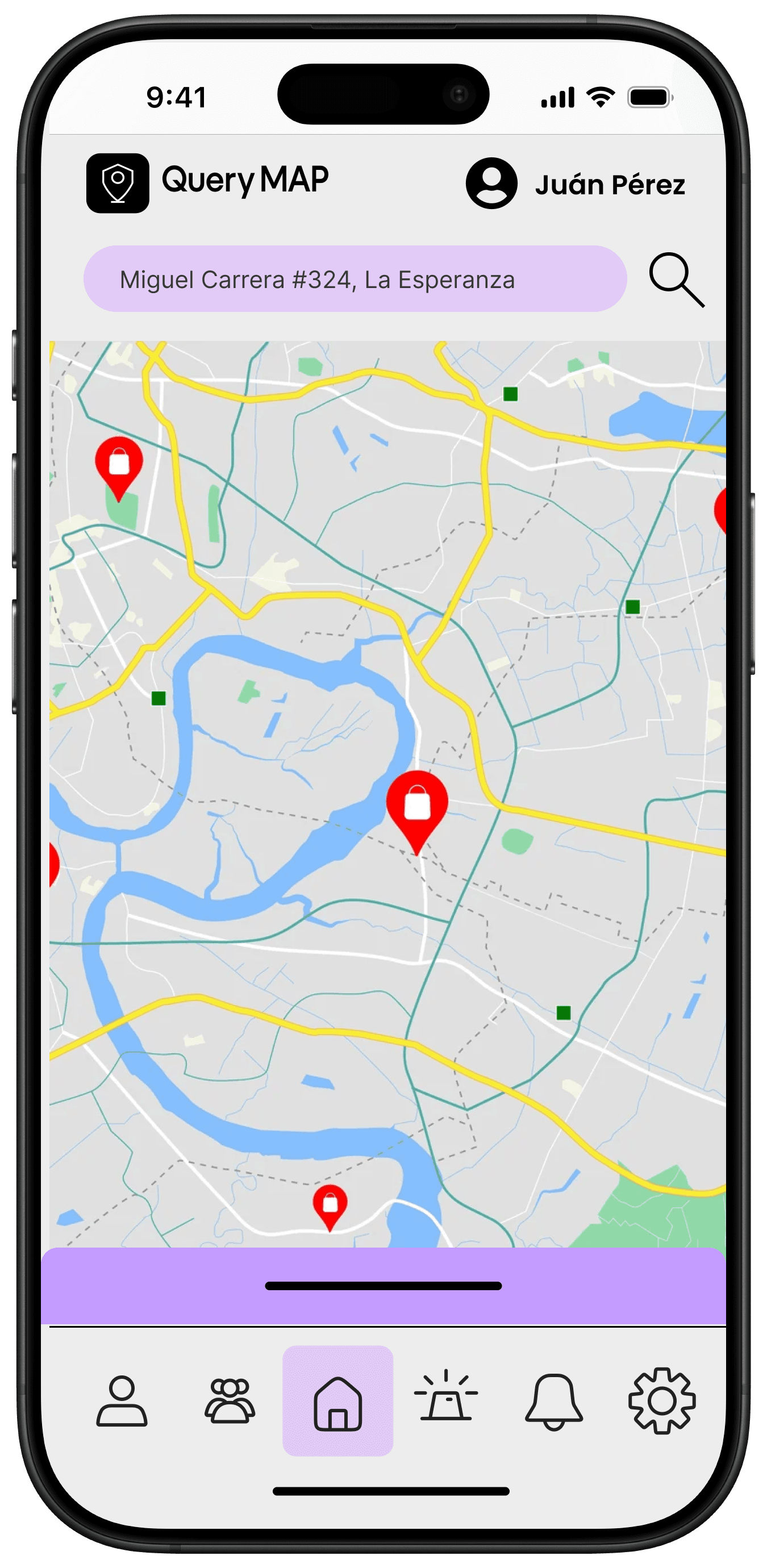 Image of User Interface of our prototype