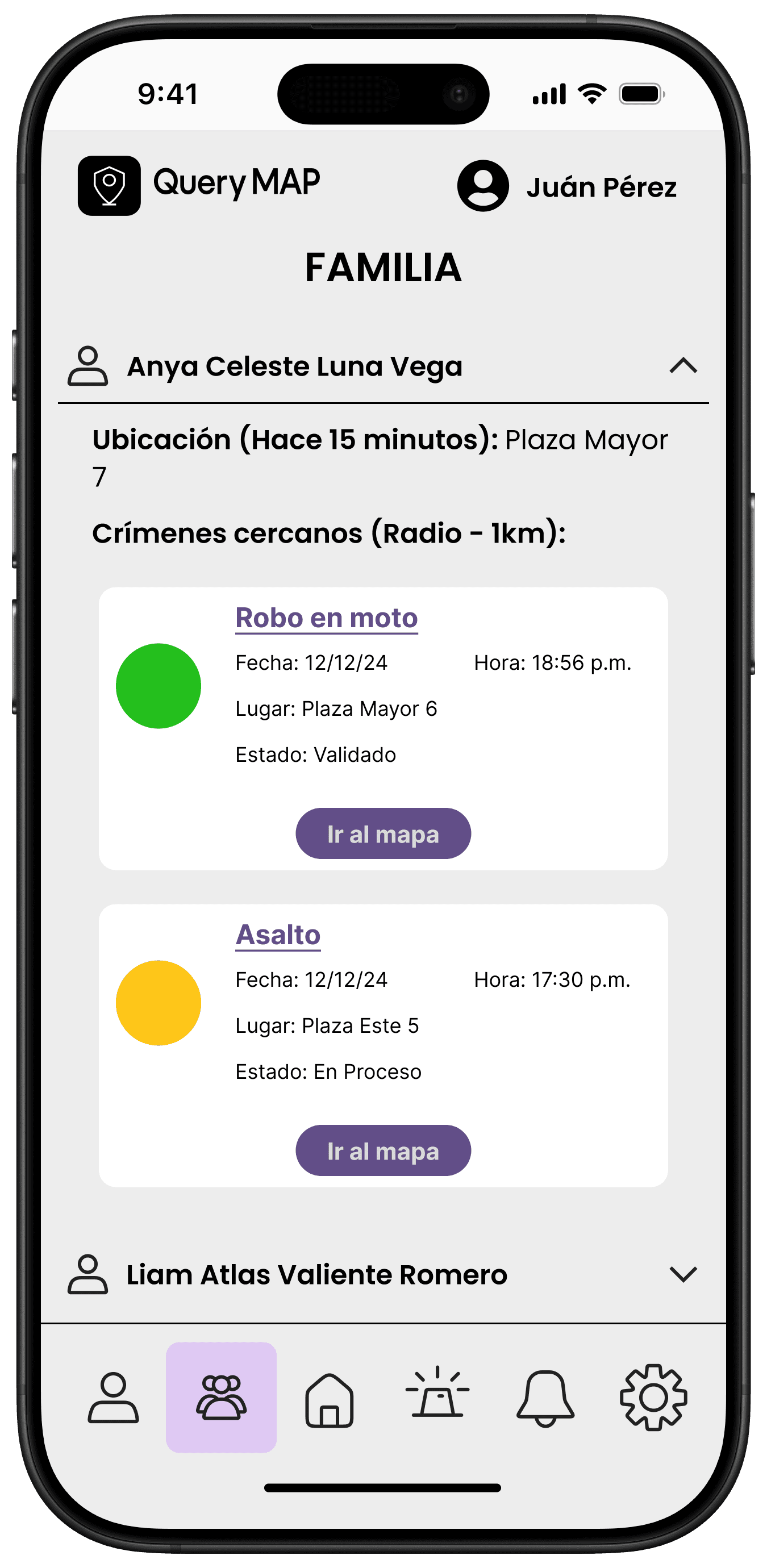 Image of User Interface of our prototype